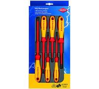 Knipex Juego de destornilladores 00 20 12 V01 aislados 3/4/5,5/6,5+PH1/PH2 6 piezas amarillo/rojo
