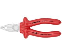 Knipex 03 07 180 - Alicates (Lineman, Acero, Plástico, Rojo)