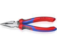 KN 08 22 185 - Alicate universal puntiagudo, 185 mm, cabeza pulida