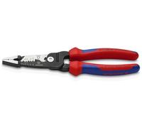 KNIPEX 13 72 200 ME WireStripper modelo métrico con fundas multicomponentes negro atramentado 200 mm