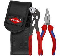 Knipex - 2 mini alicates en bolsa de cinturón - Cobra® y punta de aguja (002072V06)