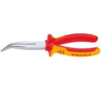 KNIPEX 2626200 VDE Pinza De Punta Redonda, Curvada 200 Mm