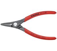 Knipex 49 11 A0 Alicate circlip alicates - alicates (alicates para arandelas interiores, cromo vanadio acero, plástico, rojo, 14 cm, 101 g)