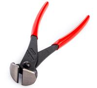 KNIPEX Alicate de corte frontal con cartulinas autoservicio recubiertos de plástico 200 mm, 68 01 200 SB