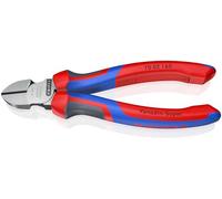 Knipex 70 02 160 - Alicate de corte diagonal con fundas en dos componentes, 160 mm, rojo y azul