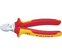 Knipex Alicate de corte diagonal 70 26 160 cromado, aislado VDE 160 mm, fundas multicomponentes