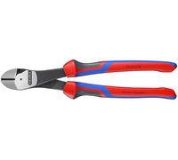 Knipex 7422250sba 7422250sba - Cortador lateral de palanca de 25,4 cm de alto, agarre cómodo, en ángulo, 7422250SBA