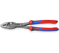Knipex Alicate de presión TwinGrip 82 02 250 – agarre frontal y lateral, mangos confort 250 mm