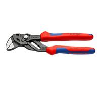 KNIPEX Tenaza llave alicate y llave en una sola herramienta con mangos multicomponente 180 mm, 86 02 180