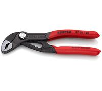 KNIPEX Cobra Tenaza de agarre pico loro Mangos plasticos por inmersión antideslizantes 125 mm, 87 01 125