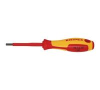 KNIPEX 98 13 40 VDE - Destornillador hexagonal aislado, 4 x 75 mm
