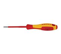 KNIPEX 98 20 25 VDE Destornillador ranurado aislado, 2,5 x 75 mm