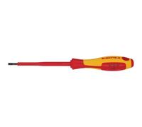 KNIPEX 98 20 40 VDE Destornillador ranurado aislado, 4,0 x 100 mm