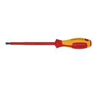 KNIPEX 98 20 65 VDE Destornillador ranurado aislado, 6,5 x 150 mm