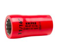 KNIPEX 98 47 11/16 1/2 11/16 1000 V enchufe hexagonal aislado