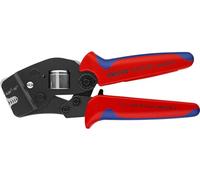 Knipex Alicate autoajustable 97 53 08 – Crimpar punteras huecas, acceso frontal, 190 mm