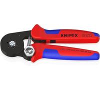 Knipex Alicate autoajustable para crimpar punteras huecas de acceso lateral bruñido, con fundas multicomponentes 180 mm (cartulina autoservicio/blíster) 97 53 14 SB
