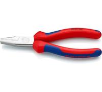 Knipex Alicate de boca plana cromado, con fundas multicomponentes 160 mm 20 05 160