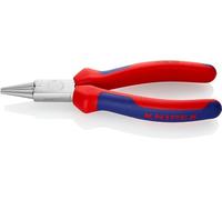 Knipex Alicate de boca redonda cromado, con fundas multicomponentes 160 mm 22 05 160