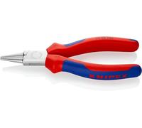 KNIPEX Alicate de boca redonda cromado con mangos multicomponente 140 mm, 22 05 140