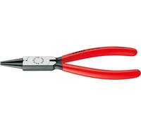 Knipex Alicate de boca redonda negro atramentado, recubiertos de plástico 160 mm 22 01 160