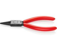 Knipex Alicate de boca redonda negro atramentado, recubiertos de plástico 125 mm 22 01 125