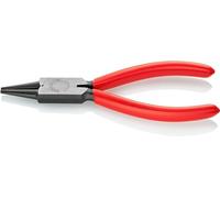 Knipex Alicate de boca redonda negro atramentado, recubiertos de plástico 140 mm 22 01 140