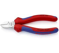 KNIPEX Alicate de corte diagonal cromado con mangos multicomponente 140 mm, 70 05 140