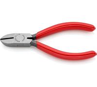 Knipex Alicate de corte diagonal negro atramentado, recubiertos de plástico 110 mm (cartulina autoservicio/blíster) 70 01 110 SB