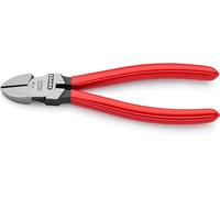 Knipex Alicate de corte diagonal negro atramentado, recubiertos de plástico 160 mm 70 01 160