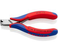 KNIPEX Alicate de corte frontal para electrónica con mangos multicomponente 115 mm, 64 02 115