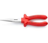 Knipex Alicate de montaje (alicate de boca cigüeña) cromado, aislados por inmersión en plástico reforzado, según norma VDE 200 mm 26 17 200