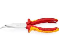 Knipex Alicate de montaje (alicate de boca cigüeña) cromado, homologado por VDE; integrada para colocar una protección anticaída 200 mm (cartulina autoservicio/blíster) 26 26 200 T BK