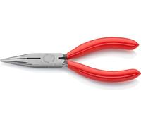 KNIPEX Alicate de montaje (alicate de radio) con cartulinas autoservicio Negro atramentado recubiertos de plástico 140 mm, 25 01 140 SB