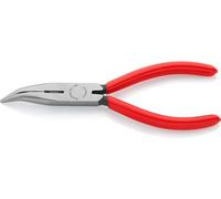 Knipex Alicate de montaje (alicate de radio) negro atramentado, recubiertos de plástico 160 mm 25 21 160