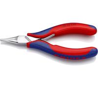 KNIPEX Alicate de montaje para electrónica con articulación machihembrada con cartulinas autoservicio con mangos multicomponente 115 mm, 35 12 115 SB