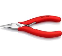 Knipex Pinza para electrónica 35 21 115, articulación machihembrada y fundas antideslizantes 115 mm