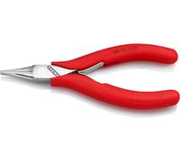 KNIPEX Alicate de montaje para electrónica con articulación machihembrada con fundas de plástico antideslizantes 115 mm, 35 11 115