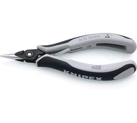 Knipex Alicate de precisión de montaje para electrónica ESD bruñido, con fundas multicomponentes 130 mm 34 52 130 ESD