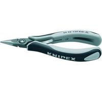 KN 34 22 130 ESD - Pinza ESD, plana, redonda, 130 mm