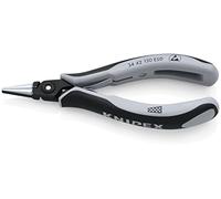 KNIPEX Alicate de precisión de montaje para electrónica ESD con mangos multicomponente 130 mm, 34 42 130 ESD