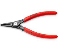 Knipex Alicate de precisión para arandelas para arandelas exteriores de ejes con protección contra la sobreexpansión gris atramentado, recubiertos de plástico antideslizante 140 mm 49 31 A0