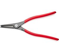 Knipex Alicate de precisión para arandelas para arandelas exteriores de ejes gris atramentado, recubiertos de plástico antideslizante 320 mm (cartulina autoservicio/blíster) 49 11 A4 SB