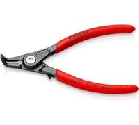 Knipex Alicate de precisión para arandelas para arandelas exteriores de ejes gris atramentado, recubiertos de plástico antideslizante 130 mm 49 41 A01
