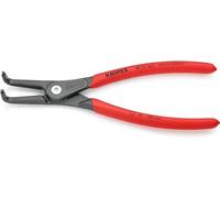 Knipex Alicate de precisión para arandelas para arandelas exteriores de ejes gris atramentado, recubiertos de plástico antideslizante 210 mm (cartulina autoservicio/blíster) 49 21 A31 SB