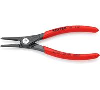 Knipex Alicate de precisión para arandelas para arandelas exteriores de ejes gris atramentado, recubiertos de plástico antideslizante 140 mm 49 11 A1