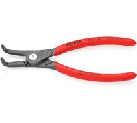 Knipex Alicate de precisión 49 21 A21 – 165 mm, recubierto de plástico antideslizante, gris