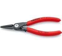 Knipex Alicate de precisión para arandelas para arandelas interiores en taladros con protección contra la sobreexpansión gris atramentado, recubiertos de plástico antideslizante 140 mm 48 31 J0