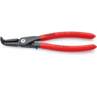 Knipex Alicate de precisión para arandelas para arandelas interiores en taladros gris atramentado, recubiertos de plástico antideslizante 210 mm 48 41 J31