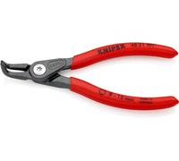 Knipex Alicate de precisión para arandelas para arandelas interiores en taladros gris atramentado, recubiertos de plástico antideslizante 130 mm 48 21 J01